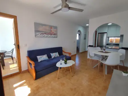 Appartement 1 chambre avec terrasse et jardin - La Manga : photo 4