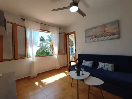 Appartement 1 chambre avec terrasse et jardin - La Manga : photo 8