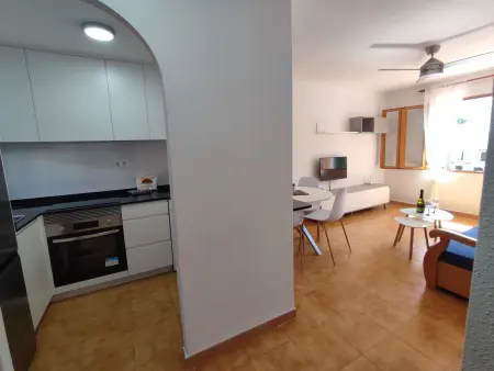 Appartement 1 chambre avec terrasse et jardin - La Manga : photo 9