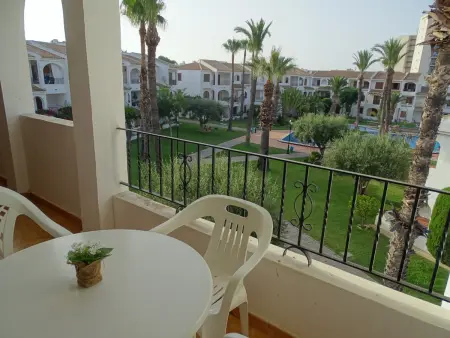 Location appartement à San Javier, Charmant appartement vue piscine - 3 pers.