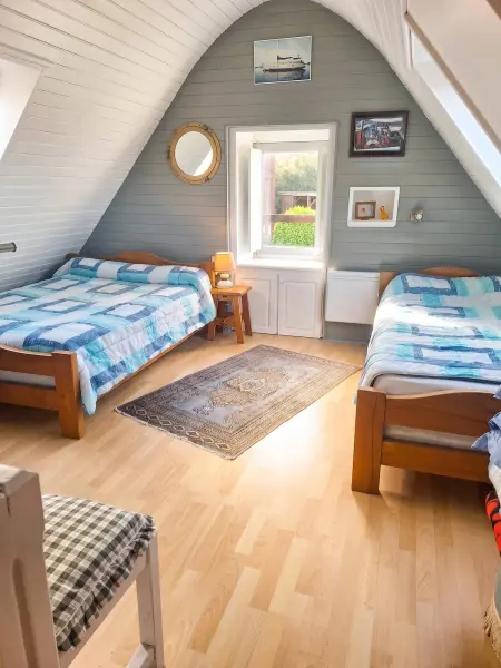 Maison avec jardin et terrasse à Trédrez-Locquémeau, à deux pas des plages : photo 5