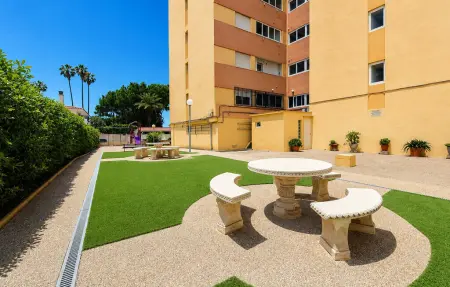 Appartement face à la plage à Puebla de Farnals, 1 chambre : photo 14