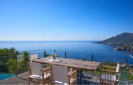 Location maison à Théoule sur Mer, MAISON AVEC PISCINE