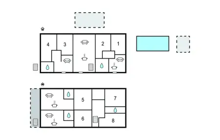 Maison 8 chambres avec piscine privée à Fabro : photo 33