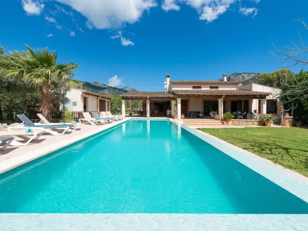 Location villa à Selva, Maison avec piscine vue montagne - 10 pers.
