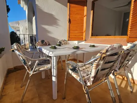 Appartement 1 chambre vue piscine, 10 m plage - La Manga : photo 2