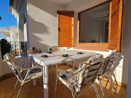 Appartement 1 chambre vue piscine, 10 m plage - La Manga : photo 14