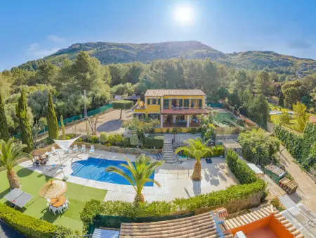 Location villa à Alcúdia, Villa avec piscine et clim - 8 pers., vue montagne