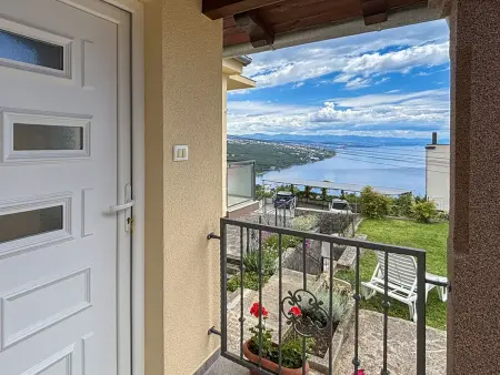 Maison Jadranka à Opatija, vue mer et terrasse
