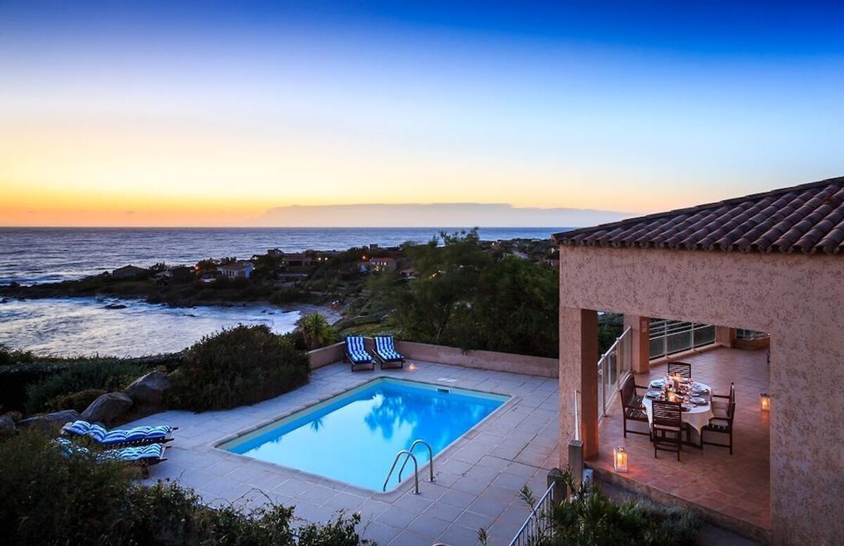Villa 4 chambres avec piscine et vue mer à Corbara - Photo 1