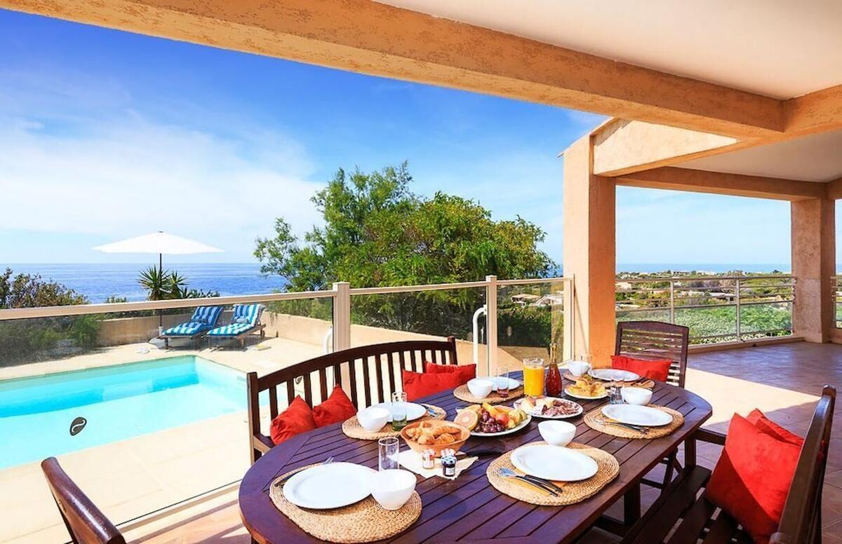 Villa 4 chambres avec piscine et vue mer à Corbara - Photo 3