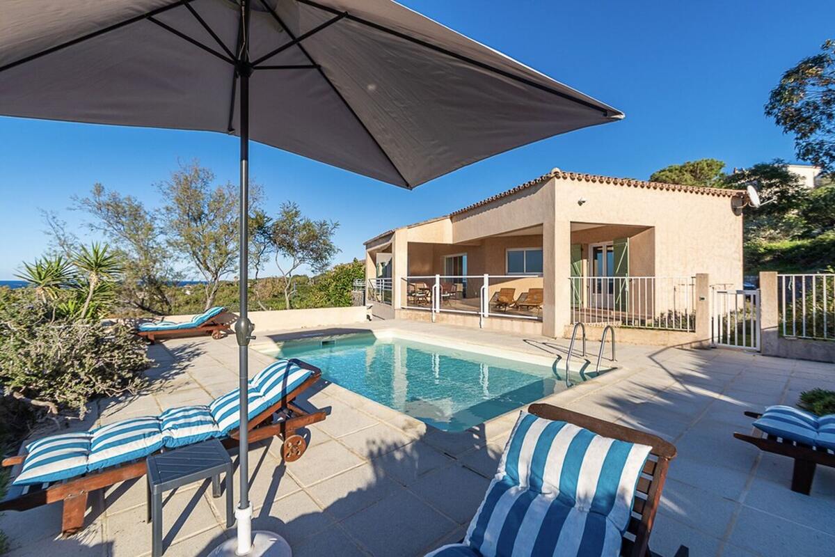 Villa 4 chambres avec piscine et vue mer à Corbara - Photo 7