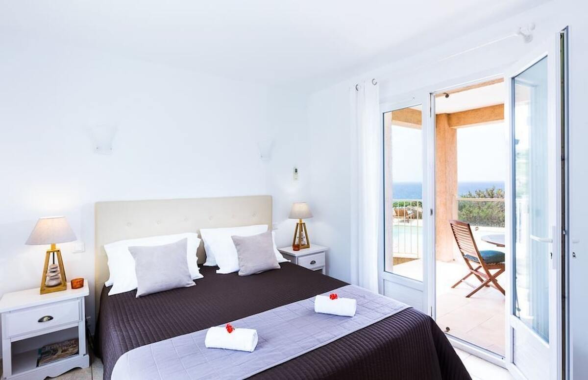 Villa 4 chambres avec piscine et vue mer à Corbara - Photo 8