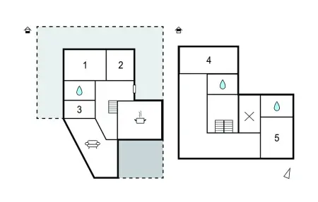 Maison 11 personnes avec piscine à Configni : photo 41