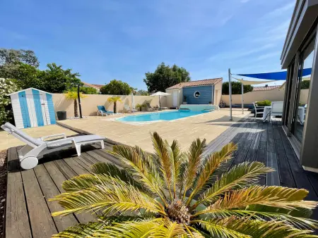Location maison à Bretignolles sur Mer, Belle maison avec piscine - 8 pers.