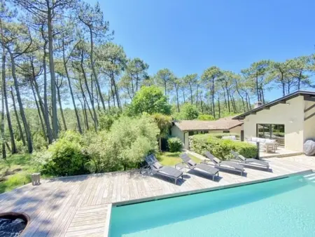Villa 12 pers. avec piscine chauffée et vue lac à Biscarrosse : photo 2