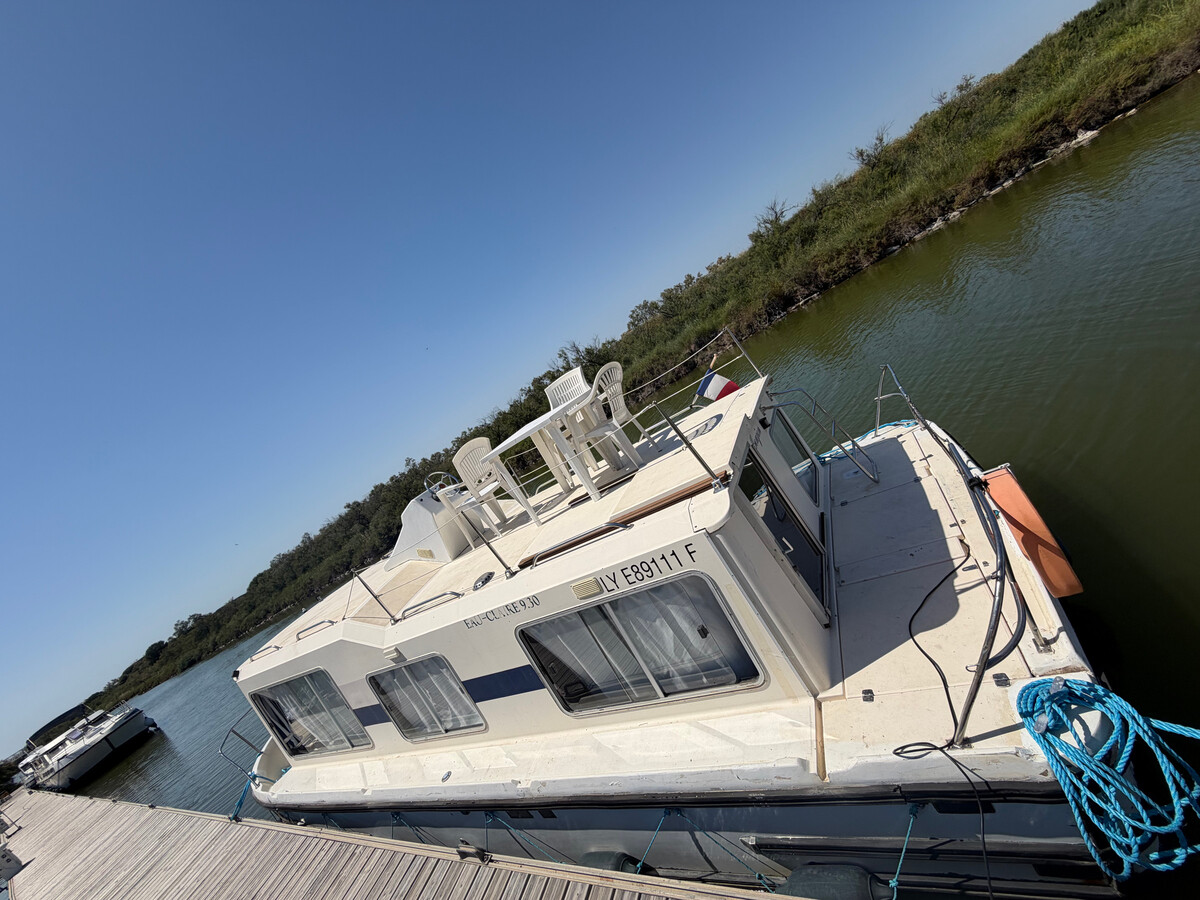 Bateau à quai chaleureux et unique - 5 pers., Bateau 6 personnes à Mauguio - Photo 1