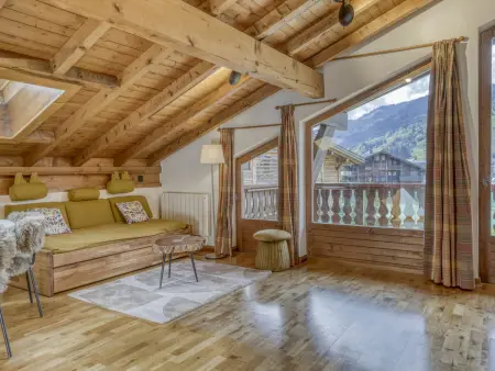 Appartement 1 chambre Megève, balcon ouest, 800m centre