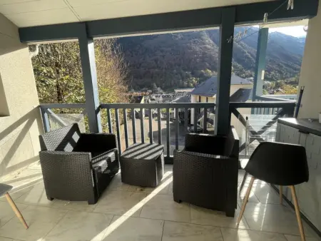 Appartement 4 pers. avec balcon vue montagne à Cauterets : photo 1