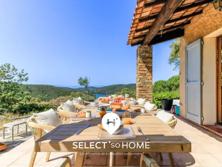 Bastide avec vue mer, animaux OK - 10 pers., Villa 10 personnes à Bormes les Mimosas - Photo 17