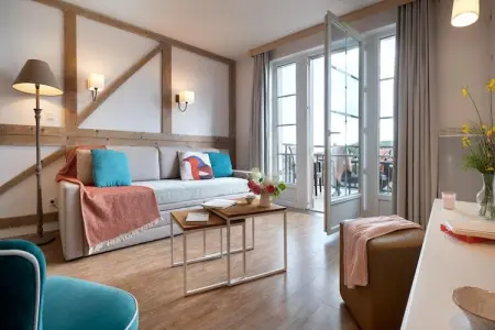 Location appartement à Houlgate, Appartement duplex à Houlgate pour 6 personnes