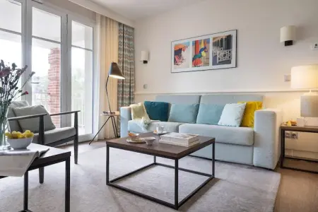 Location appartement à Deauville, Appartement avec vue sur le port de Deauville pour 4 personnes