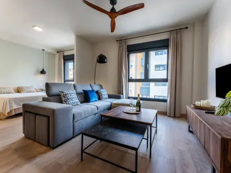 Studio 63m² climatisé pour 4 à Málaga : photo 8