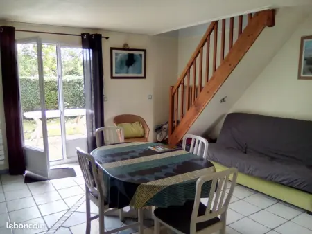 Location maison à Dives sur Mer, Cottage avec jardin et piscine - 4 pers.