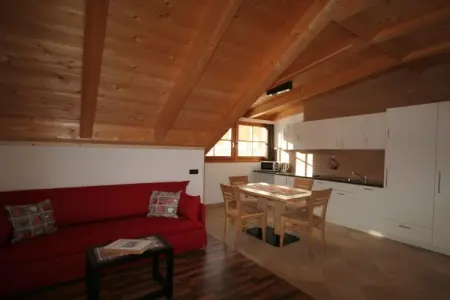 Appartement 56 m² aux Dolomites, balcon vue montagne : photo 2