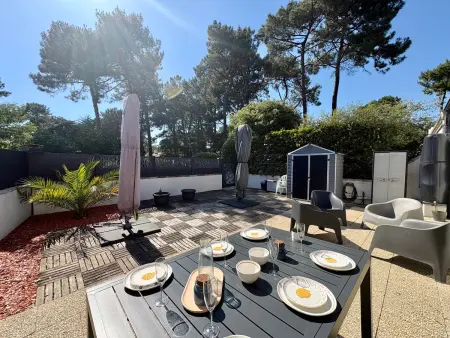 Maison 3 chambres, terrasse sud-est à 600 m plage