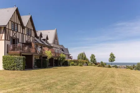 Location appartement à Houlgate, Appartement avec vue sur mer à Houlgate pour 4