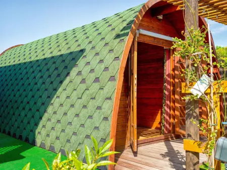 Location villa à Vejer, Stardust : Dôme en Bois Confortable pour 2 à Vejer