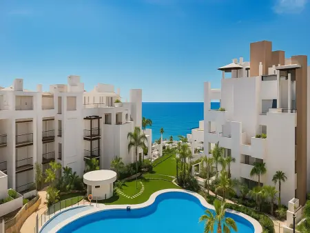 Appartement luxe bord de mer Estepona, 2 ch, parking : photo 10