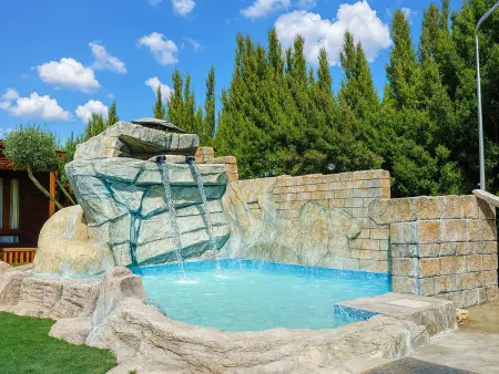 Location villa à Vejer, Maison en bois avec piscine à jets à El Palmar
