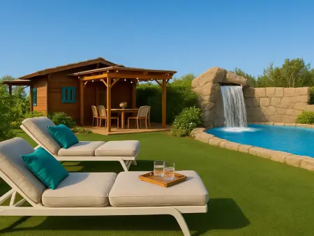 Casa Noray : villa en bois avec piscine à jets à Vejer : photo 2
