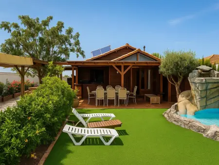 Casa Noray : villa en bois avec piscine à jets à Vejer : photo 21
