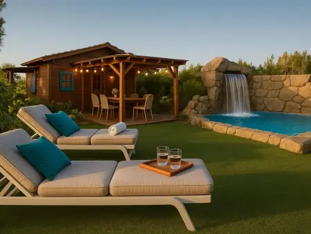 Casa Noray : villa en bois avec piscine à jets à Vejer : photo 22