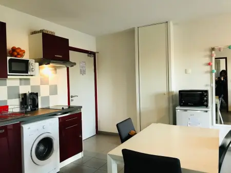 Appartement 2P climatisé Argelès-sur-Mer avec piscine : photo 7