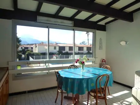 Location appartement à Argelès sur Mer, Appartement T2 confortable avec piscine, tennis, à 500m de la plage dArgelès-sur-Mer, pour 4 pers