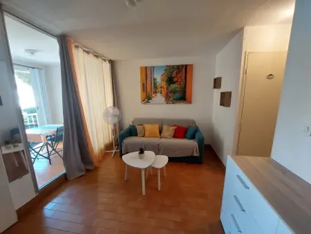 Studio cabine 4 pers. à 600m de la plage, parking privé : photo 3