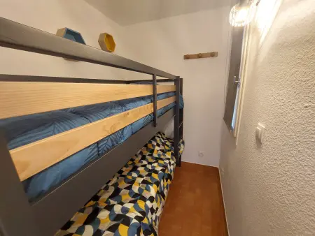 Studio cabine 4 pers. à 600m de la plage, parking privé : photo 6