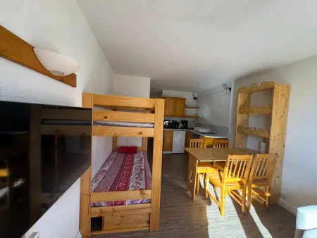 Studio 26m² rénové vue pistes, accès PMR - Plagne Aime : photo 4