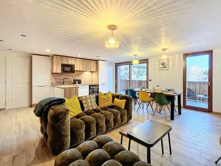 Appart 3p cabine 8 pers - Centre La Toussuire, pied pistes : photo 2