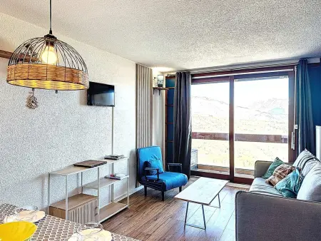 Studio skis aux pieds, vue vallée - 5 pers., Appartement 5 personnes à Le Corbier - Photo 1