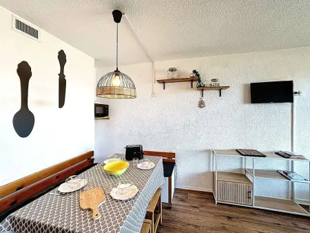 Studio skis aux pieds, vue vallée - 5 pers., Appartement 5 personnes à Le Corbier - Photo 4