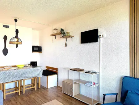 Studio skis aux pieds, vue vallée - 5 pers., Appartement 5 personnes à Le Corbier - Photo 5