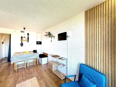 Studio skis aux pieds, vue vallée - 5 pers., Appartement 5 personnes à Le Corbier - Photo 7