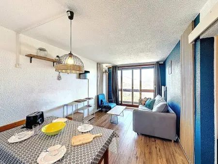 Studio skis aux pieds, vue vallée - 5 pers., Appartement 5 personnes à Le Corbier - Photo 9