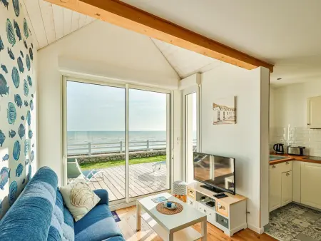 Maison front de mer avec accès direct plage à Quinéville : photo 5