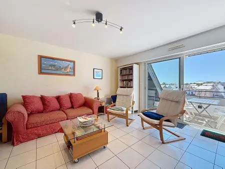Duplex 3 pièces face au port avec vue mer à Quiberon : photo 2